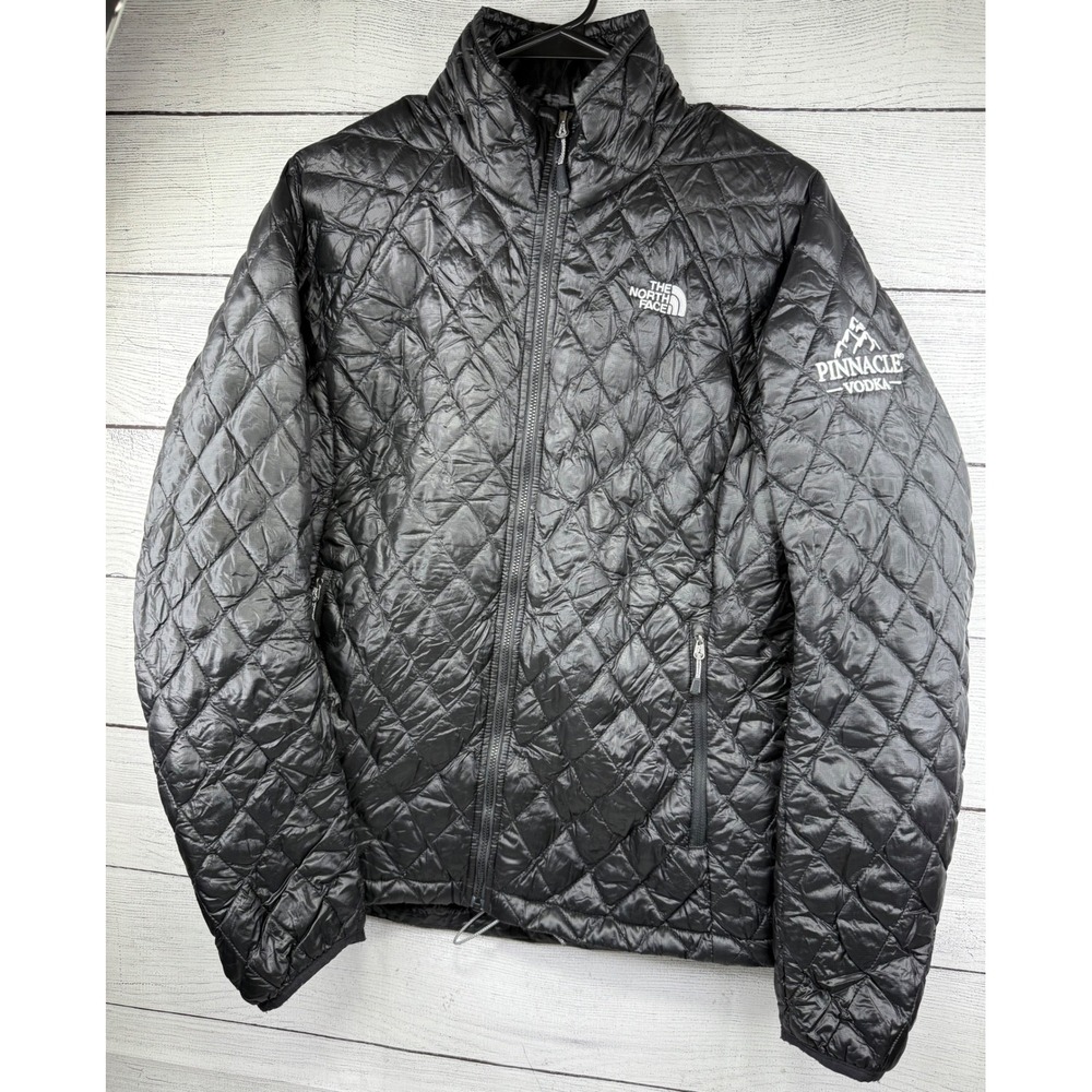 The North Face Thermoball Womens Jacket Medium Black Pinnacle Vodka Quilted